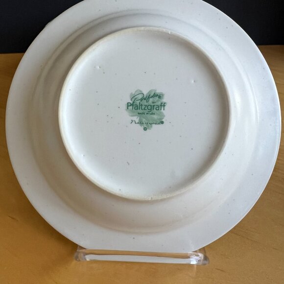 Portfolio by Pfaltzgraff Naturewood Design Set of 4 Stoneware Bowls Made in USA - Picture 3 of 7